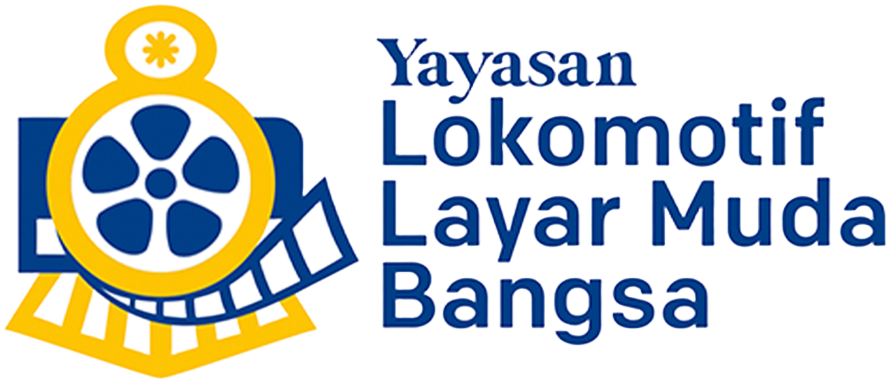Logo Yayasan Lokomotif Layar Muda Bangsa
